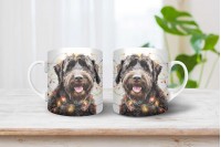 orosz terrier mintás karácsonyi bögre 15