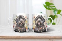 orosz terrier mintás karácsonyi bögre 20