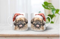 pekingi palotapincsi mintás karácsonyi bögre 18