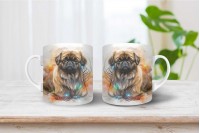 pekingi palotapincsi mintás karácsonyi bögre 6