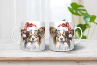 papillon mintás karácsonyi bögre 5