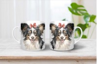 papillon mintás karácsonyi bögre 9