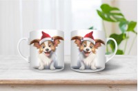 papillon mintás karácsonyi bögre 14