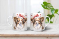 papillon mintás karácsonyi bögre 4