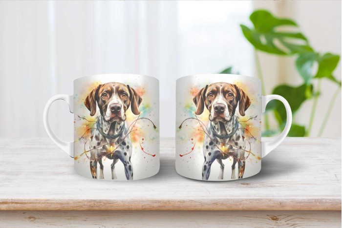 pointer mintás karácsonyi bögre 2