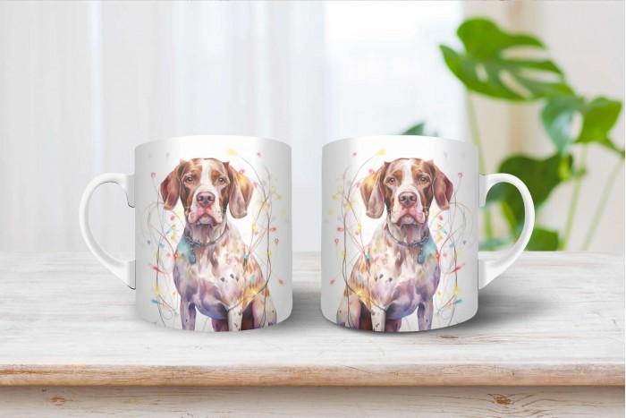 pointer mintás karácsonyi bögre 2