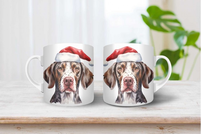 pointer mintás karácsonyi bögre 2