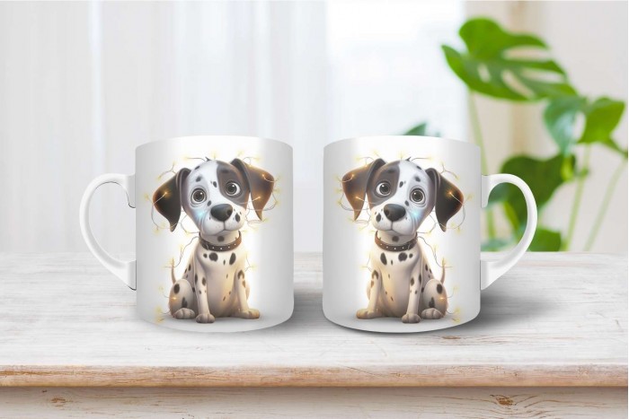 pointer mintás karácsonyi bögre 2