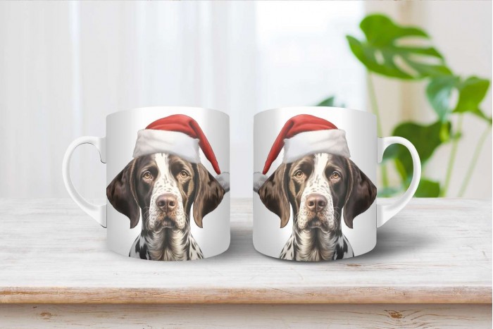 pointer mintás karácsonyi bögre 2