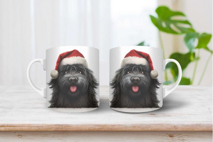 puli mintás karácsonyi bögre 2