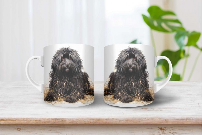 puli mintás karácsonyi bögre 2