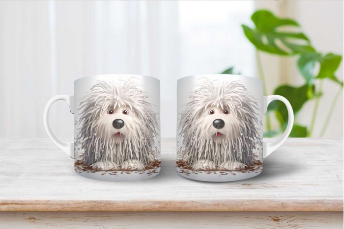 puli mintás karácsonyi bögre 2