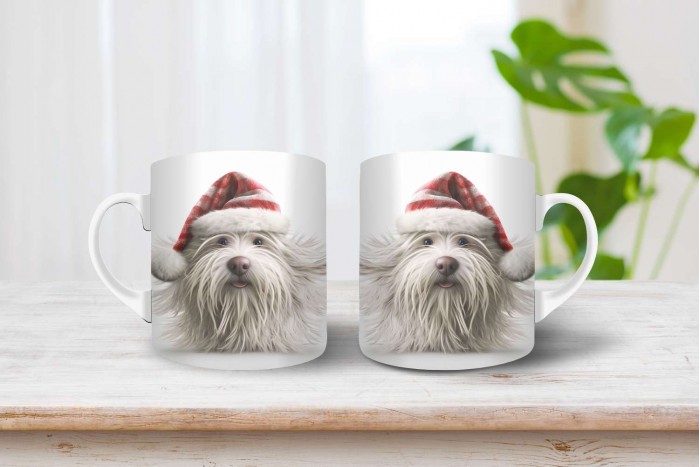 puli mintás karácsonyi bögre 2