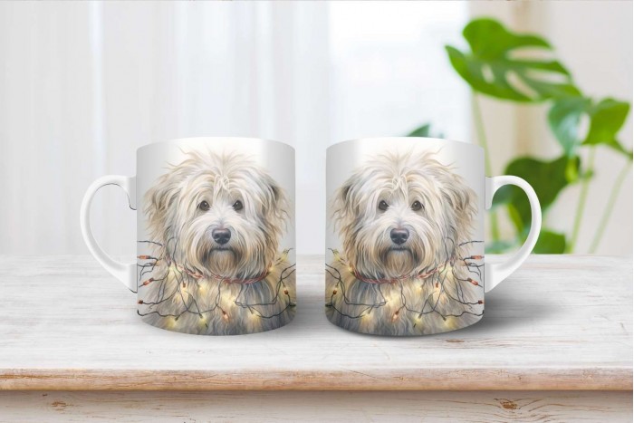 puli mintás karácsonyi bögre 2