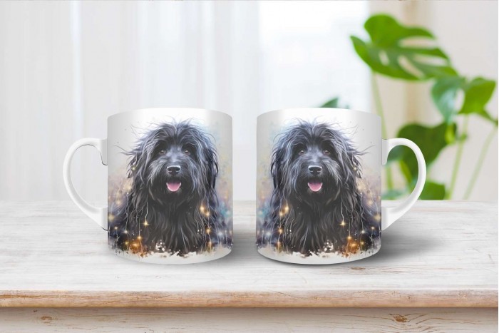 puli mintás karácsonyi bögre 2