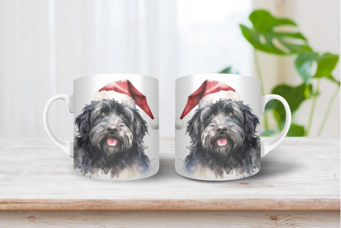 puli mintás karácsonyi bögre 2