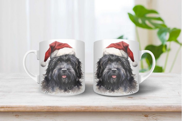 puli mintás karácsonyi bögre 2