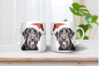 schnauzer mintás párna 39