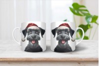 schnauzer mintás párna 42