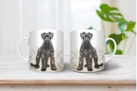 schnauzer mintás párna 33