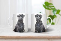 schnauzer mintás párna 34