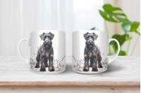 schnauzer mintás párna 35