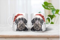 schnauzer mintás párna 37