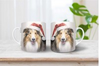 skót juhászkutya mintás párna 5