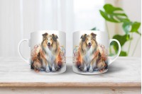 skót juhászkutya mintás párna 9