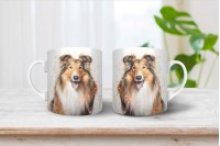 skót juhászkutya mintás párna 15