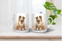 skót juhászkutya mintás párna 14