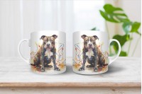 staffordshire bullterrier mintás karácsonyi bögre 11