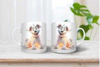 svájci juhászkutya mintás karácsonyi bögre 15