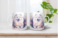 szamojéd mintás bögre 24