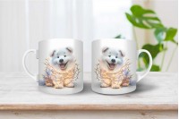 szamojéd mintás bögre 15