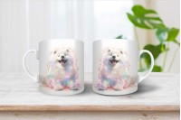 szamojéd mintás bögre 16