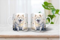 szamojéd mintás bögre 22