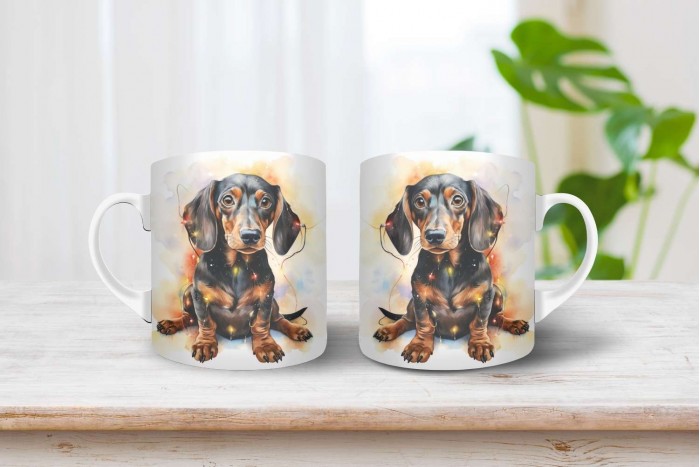 tacskó mintás karácsonyi bögre 2