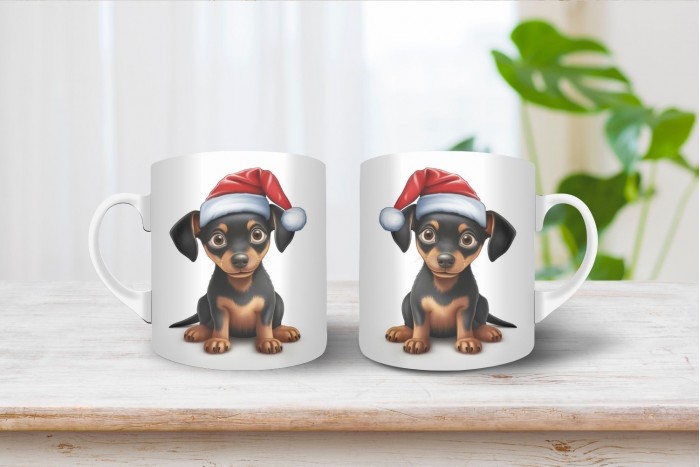 Amerikai pittbul mintás karácsonyi bögre amerikai pittbul mintás karácsonyi bögre 2