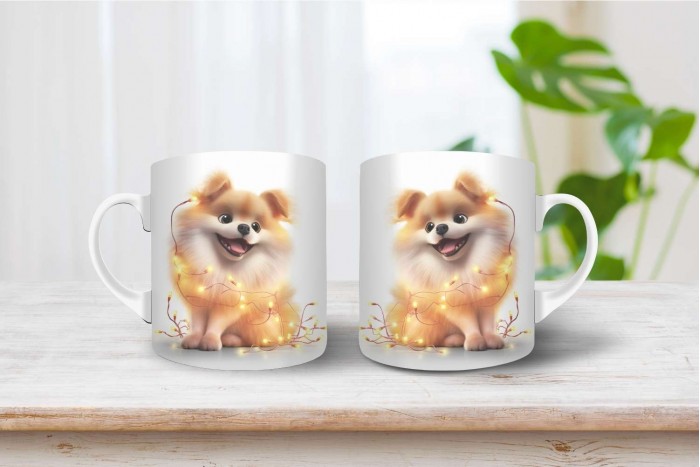 törpespicc mintás karácsonyi bögre 2