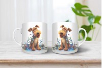 welsh terrier mintás karácsonyi bögre 12