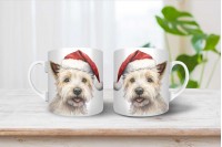 yorkshire terrier mintás karácsonyi bögre 17