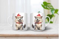 karácsonyi alaszkai malamut mintás bögre - a tökéletes ajándék az ünnepekre! 6