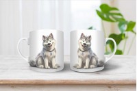 karácsonyi alaszkai malamut mintás bögre - a tökéletes ajándék az ünnepekre! 10