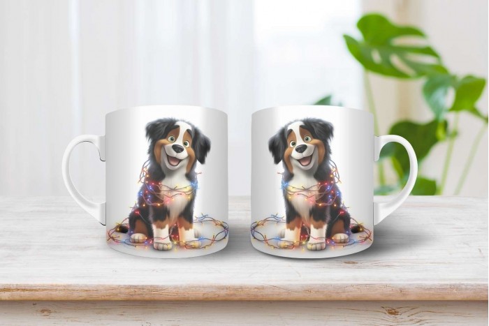 berni pásztor mintás karácsonyi bögre 2