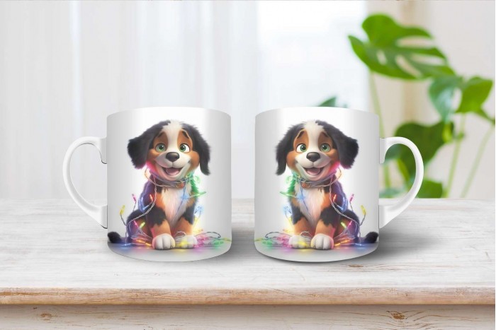 berni pásztor mintás karácsonyi bögre 2