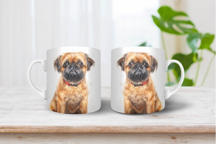 brüsszeli griffon mintás bögre 2