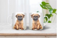 brüsszeli griffon mintás bögre 11