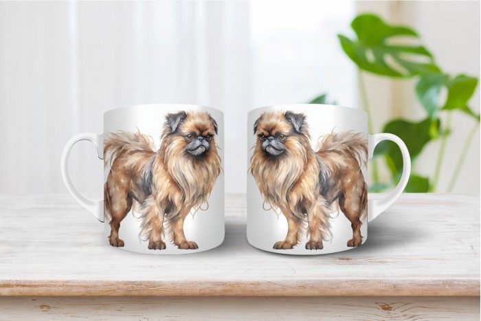 brüsszeli griffon mintás bögre 2