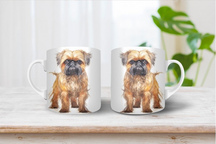 brüsszeli griffon mintás bögre 2